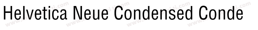 Helvetica Neue Condensed Condensed Reg字体转换